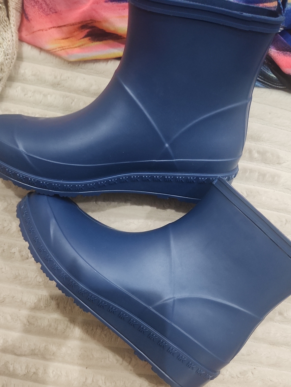 Michael Kors Women's Navy Short Rain Boots